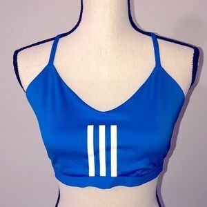 Adidas Sports Bra Athletic Top Blue